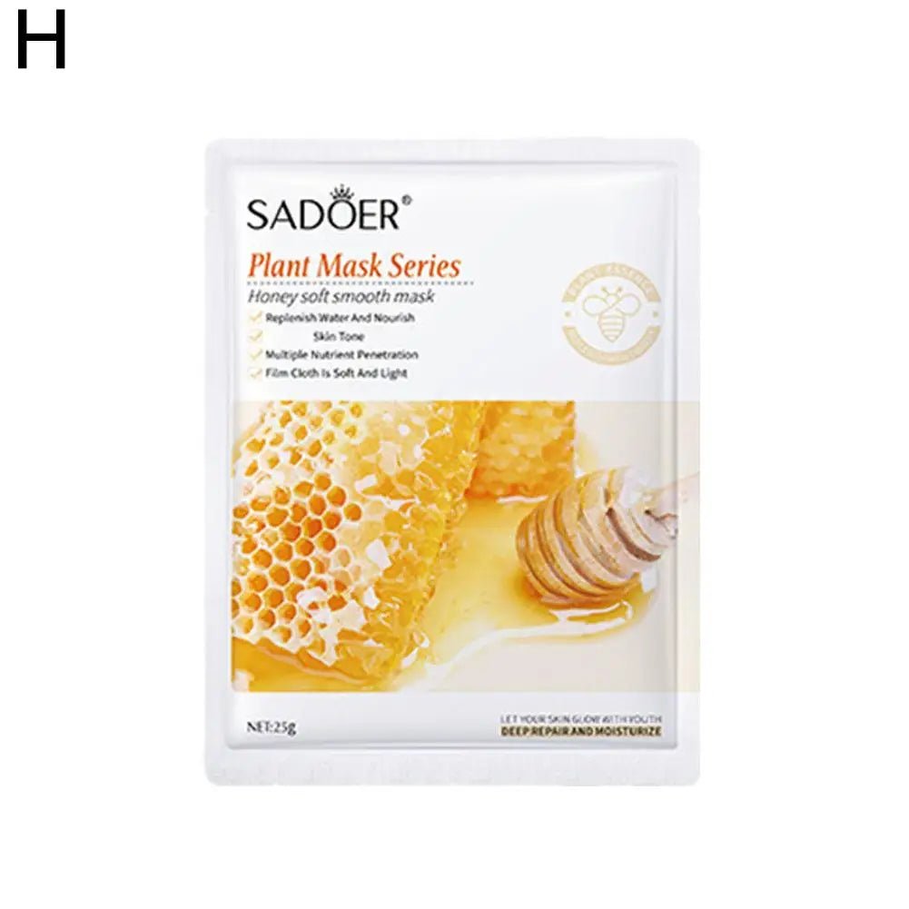 1PC Natural Plant Face Mask Beauty Skincare Masks Moisturizing Deeply Hydrating Facial Mask Face Care Cosmetics - Leeoni America