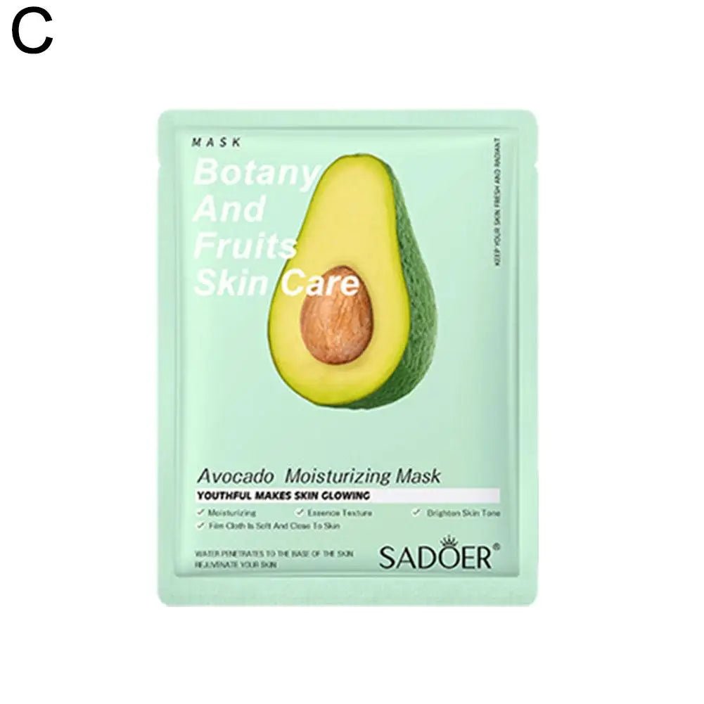 1PC Natural Plant Face Mask Beauty Skincare Masks Moisturizing Deeply Hydrating Facial Mask Face Care Cosmetics - Leeoni America
