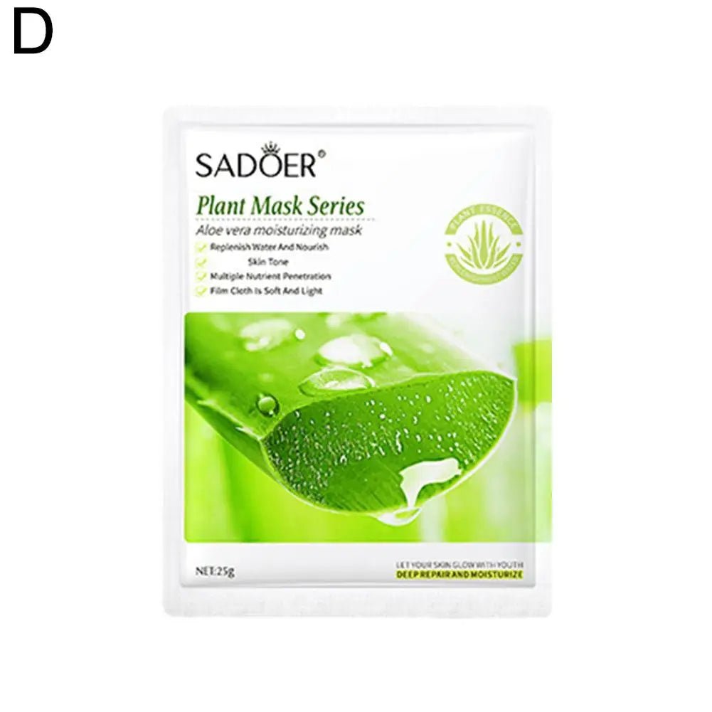 1PC Natural Plant Face Mask Beauty Skincare Masks Moisturizing Deeply Hydrating Facial Mask Face Care Cosmetics - Leeoni America