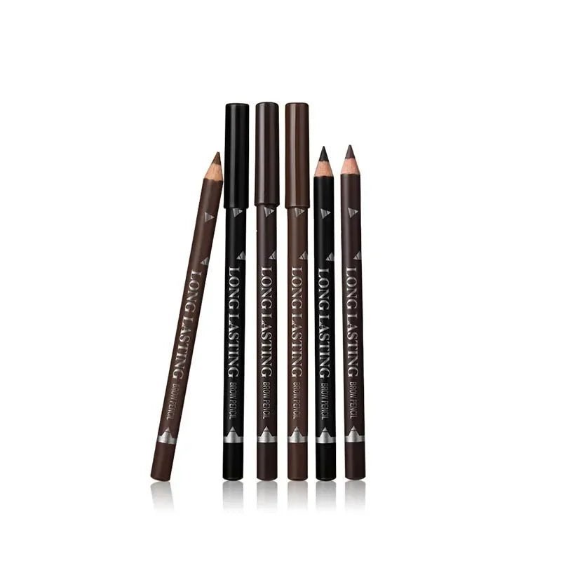 1Pcs Eye Brow Cosmetics Waterproof Long Lasting Easy to Wear Pigment Black Coffee Brown Cheap Eyebrow Eyeliner Makeup Pencil - Leeoni America