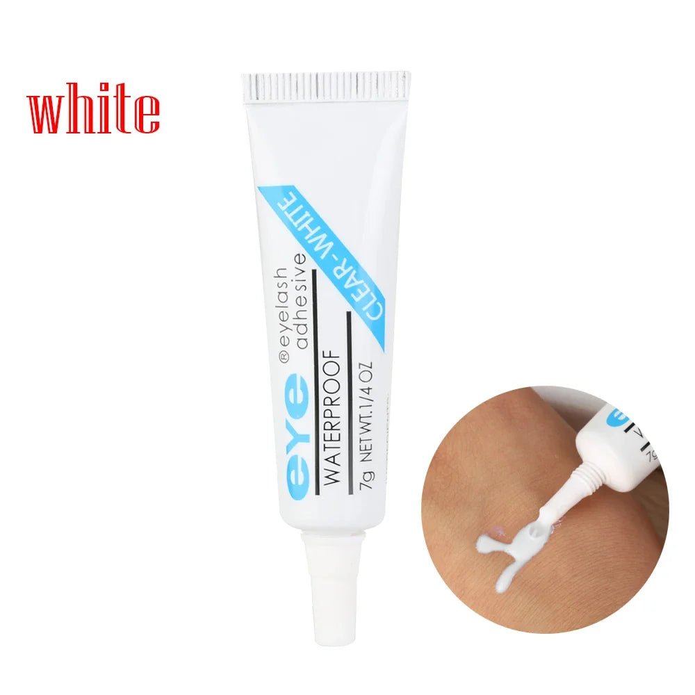 1Pcs Makeup Adhesive Eyelash Glue Clear - white/Dark - black Waterproof False Eyelashes Makeup Adhesive Eye Lash Glue Cosmetic Tools - Leeoni America