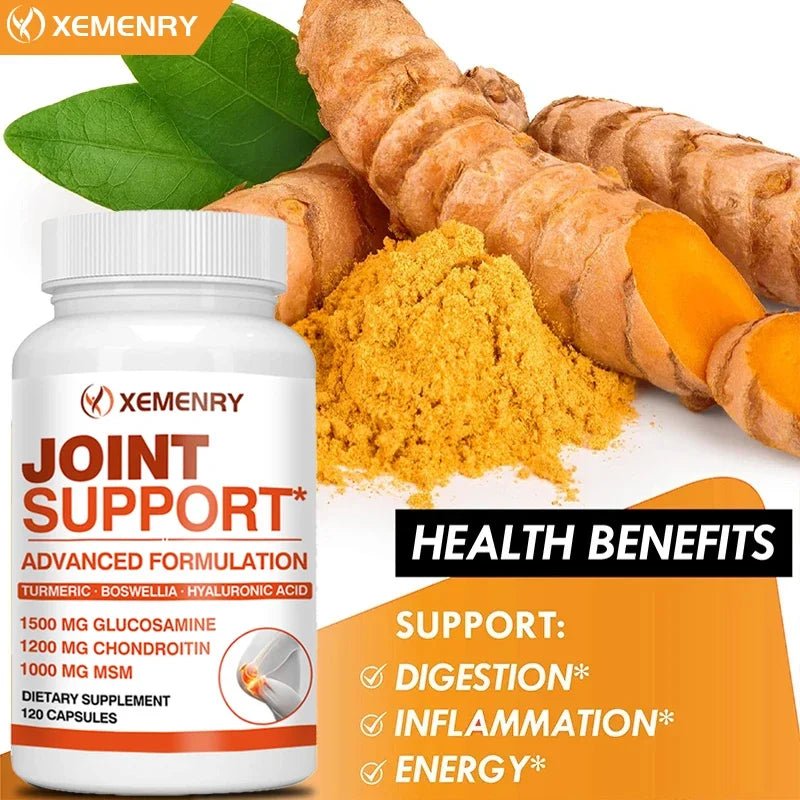 Joint Support - Glucosamine & Chondroitin & MSM 3 - in - 1 - Joint Health Support, for Bone and Cartilage Health - Leeoni America