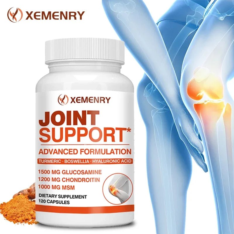 Joint Support - Glucosamine & Chondroitin & MSM 3 - in - 1 - Joint Health Support, for Bone and Cartilage Health - Leeoni America