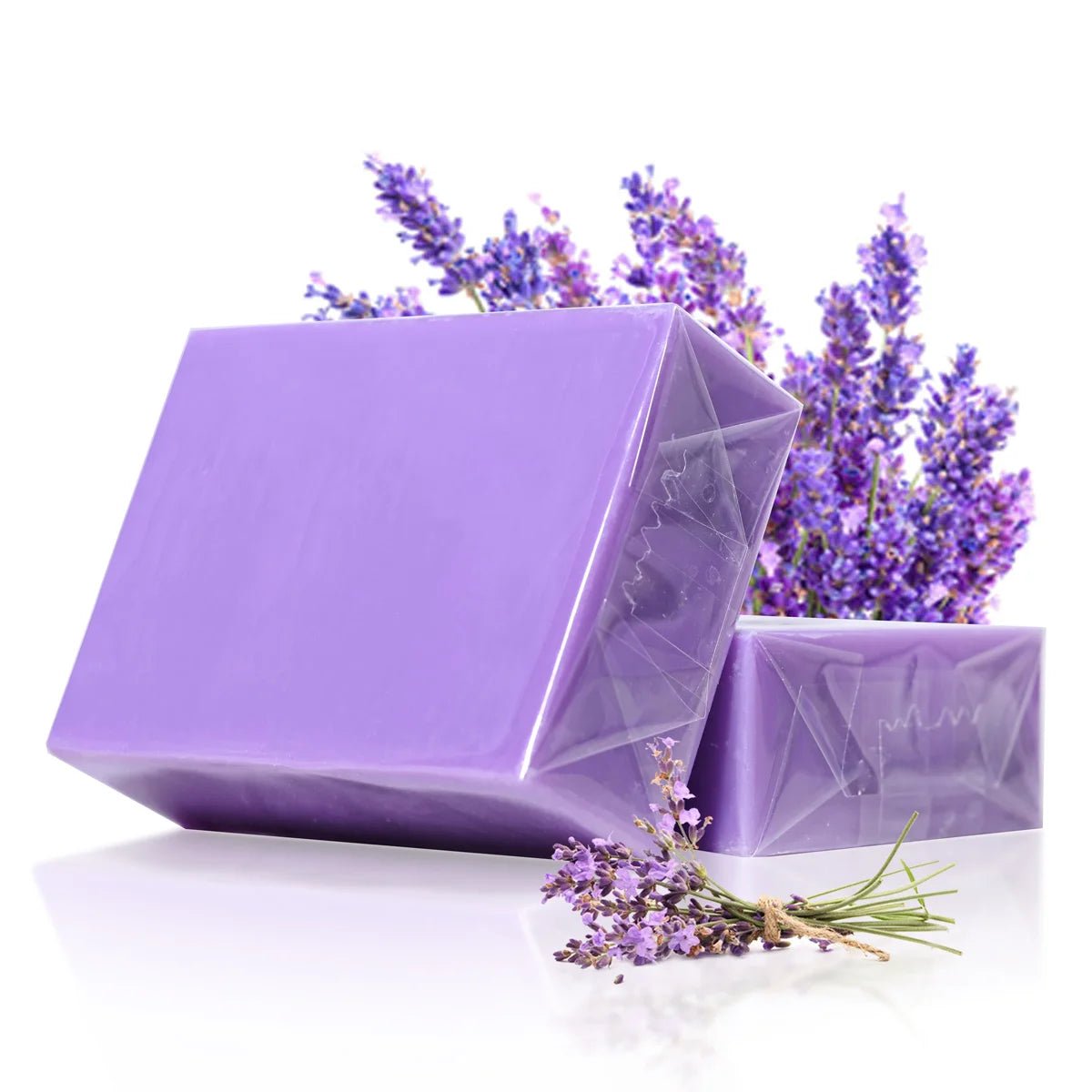 Natural Organic Lavender Essential Oil Soap Handmade Soap for Cleansing, Refreshing, Oil Control, Bath Soap - Leeoni America