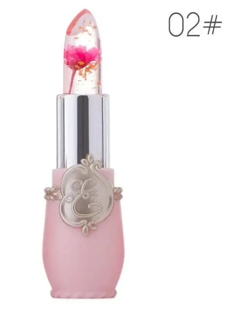 Waterproof Flower LipStick Jelly Flower Transparent Color Changing Lipstick Long Lasting 6 Colors Flower Lipsticks Lip balm - Leeoni America