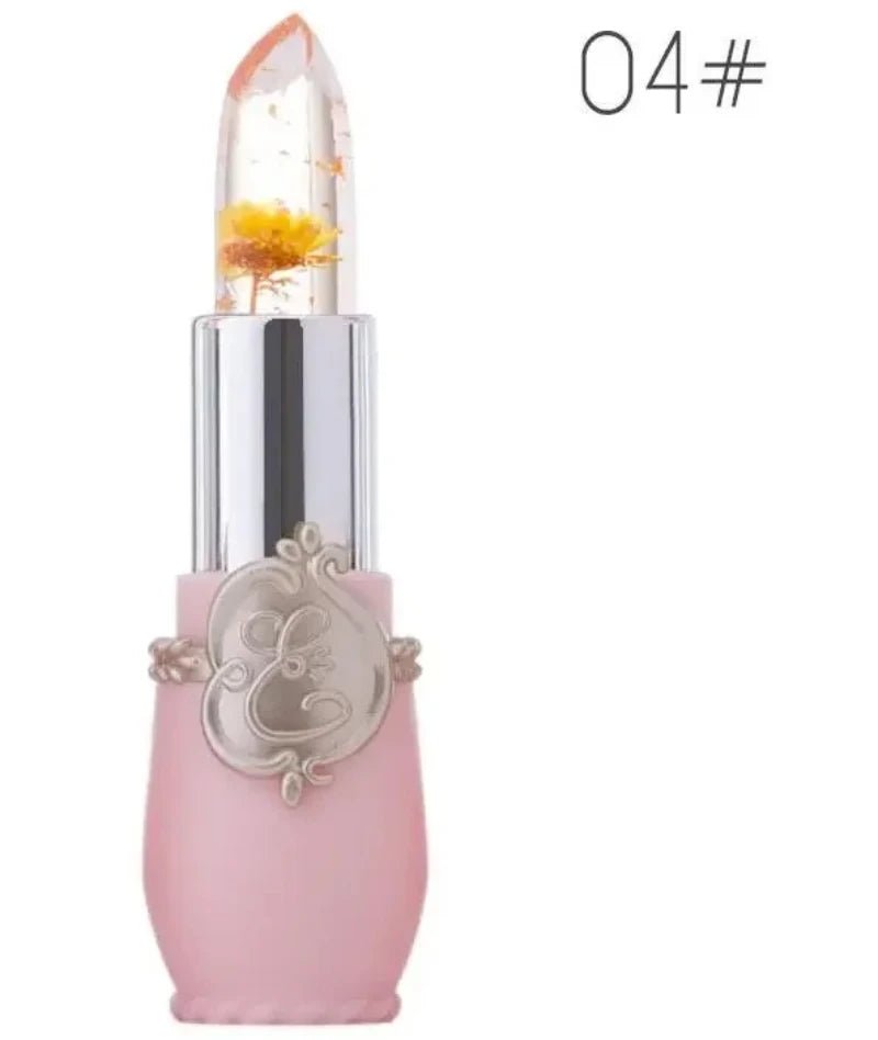Waterproof Flower LipStick Jelly Flower Transparent Color Changing Lipstick Long Lasting 6 Colors Flower Lipsticks Lip balm - Leeoni America