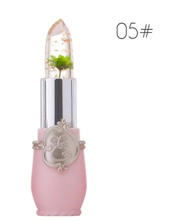 Waterproof Flower LipStick Jelly Flower Transparent Color Changing Lipstick Long Lasting 6 Colors Flower Lipsticks Lip balm - Leeoni America