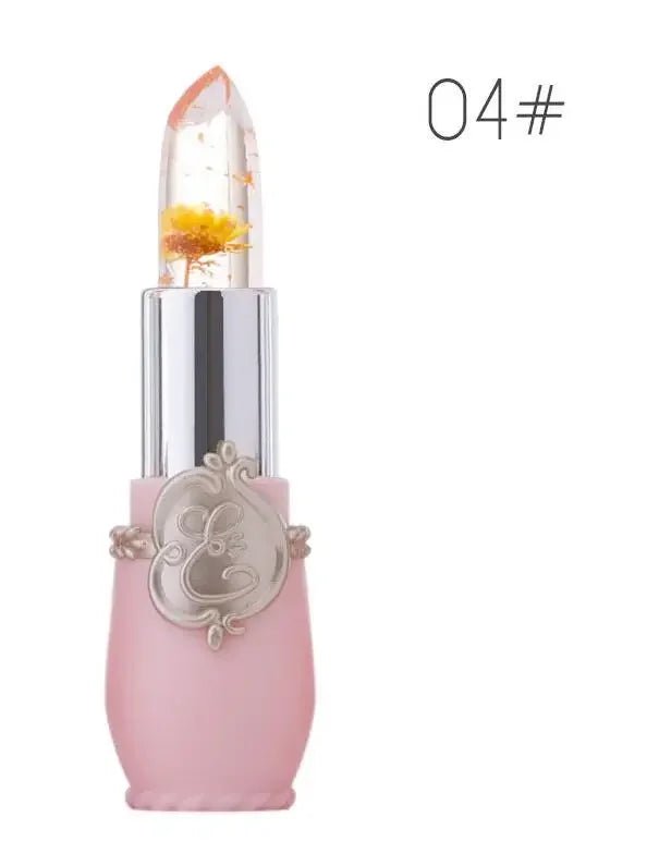 Waterproof Flower LipStick Jelly Flower Transparent Color Changing Lipstick Long Lasting 6 Colors Flower Lipsticks Lip balm - Leeoni America