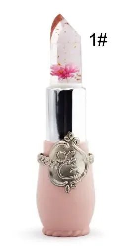 Waterproof Flower LipStick Jelly Flower Transparent Color Changing Lipstick Long Lasting 6 Colors Flower Lipsticks Lip balm - Leeoni America
